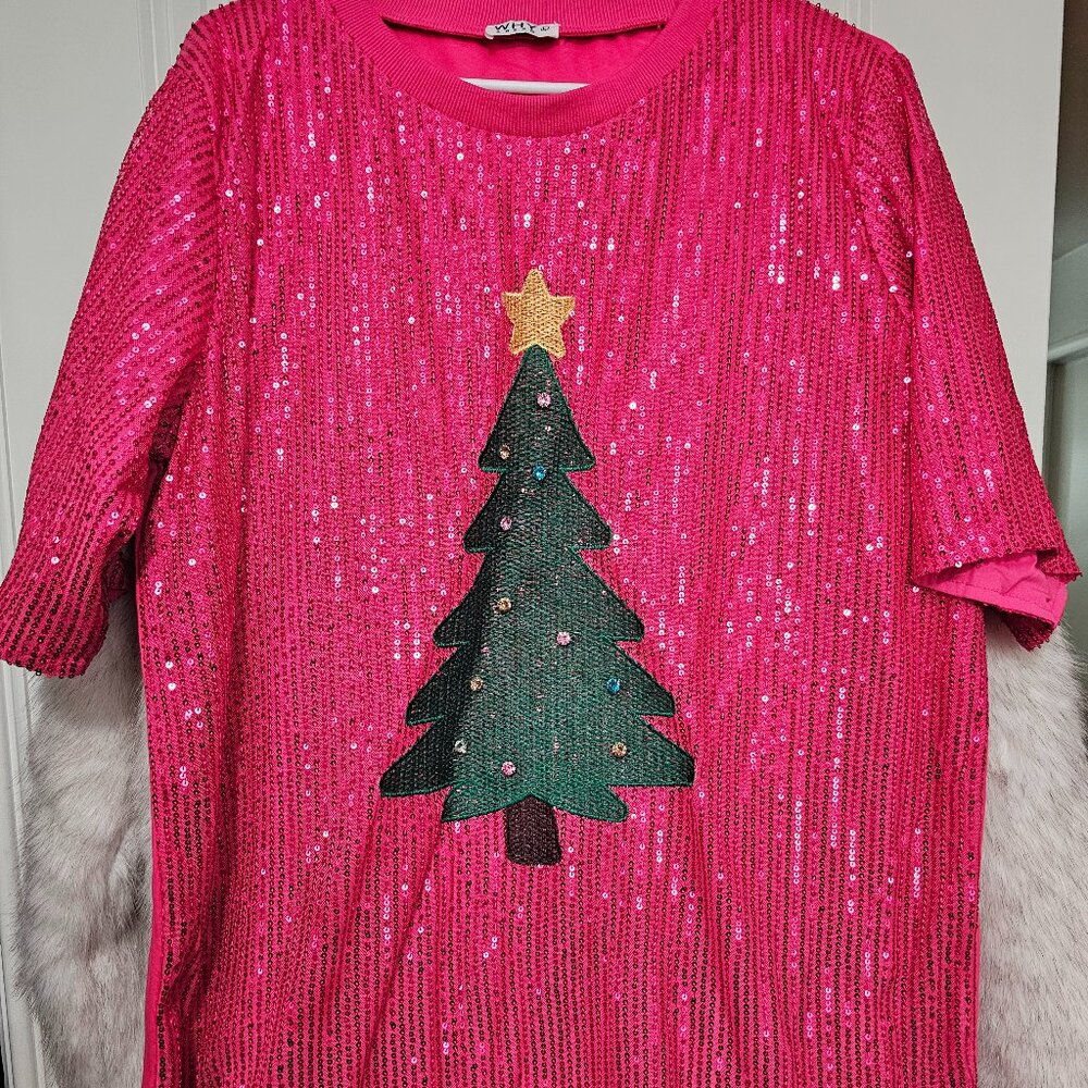 Glitter tunic/dress size L